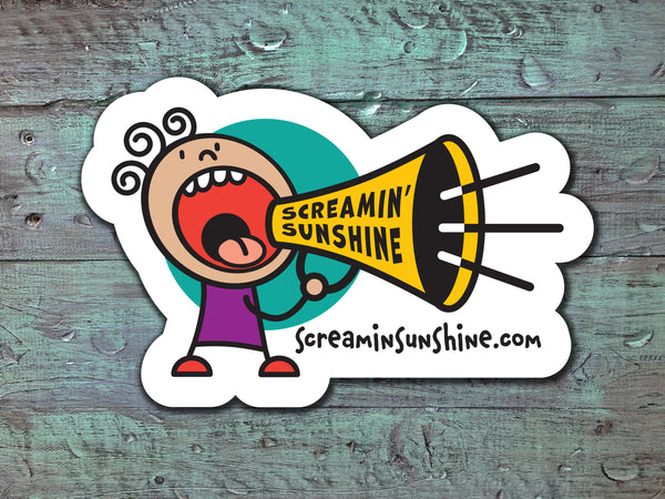 Screamin Sunshine Sticker